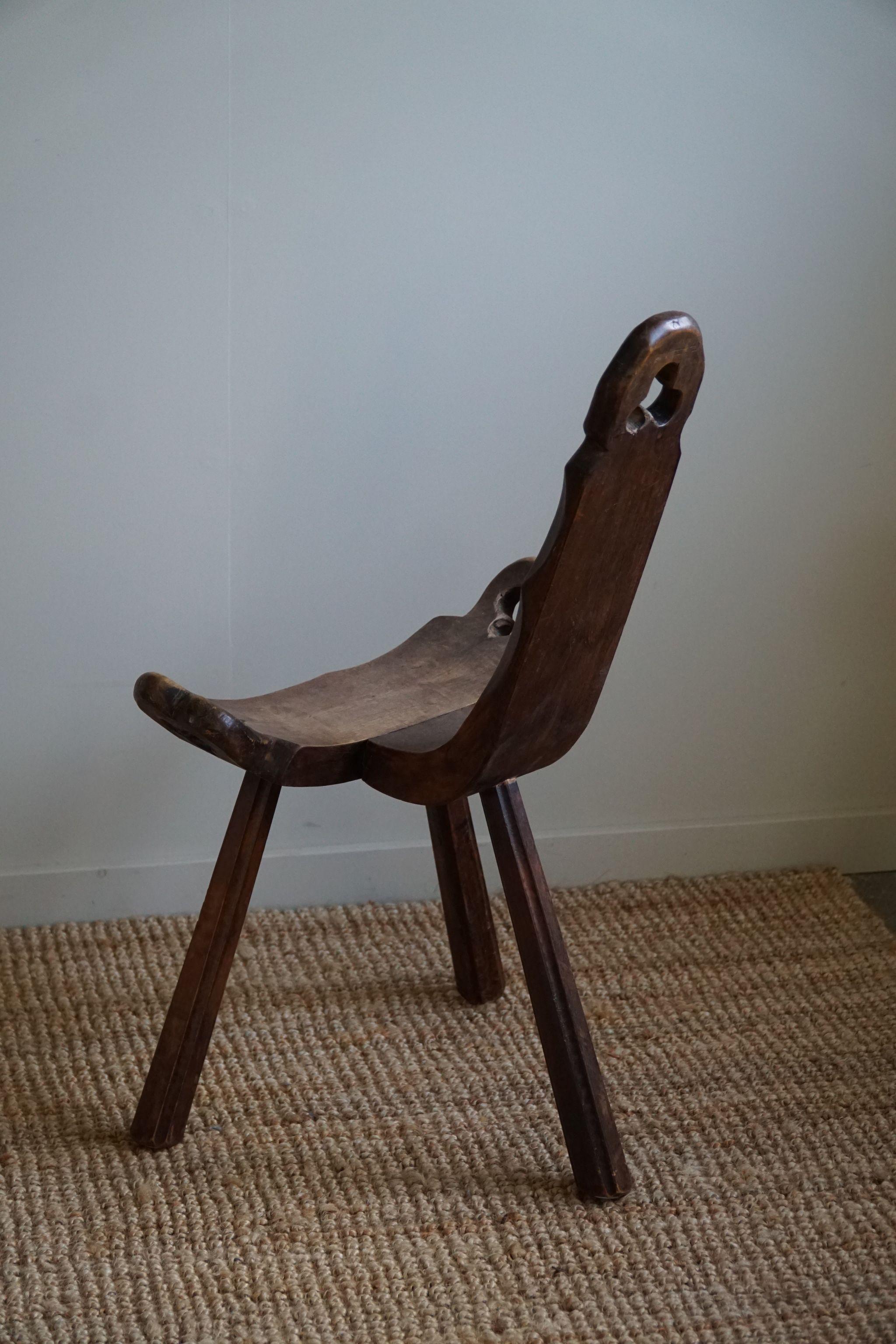 antique birthing chair