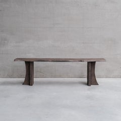 Primitive French Wooden Console Table