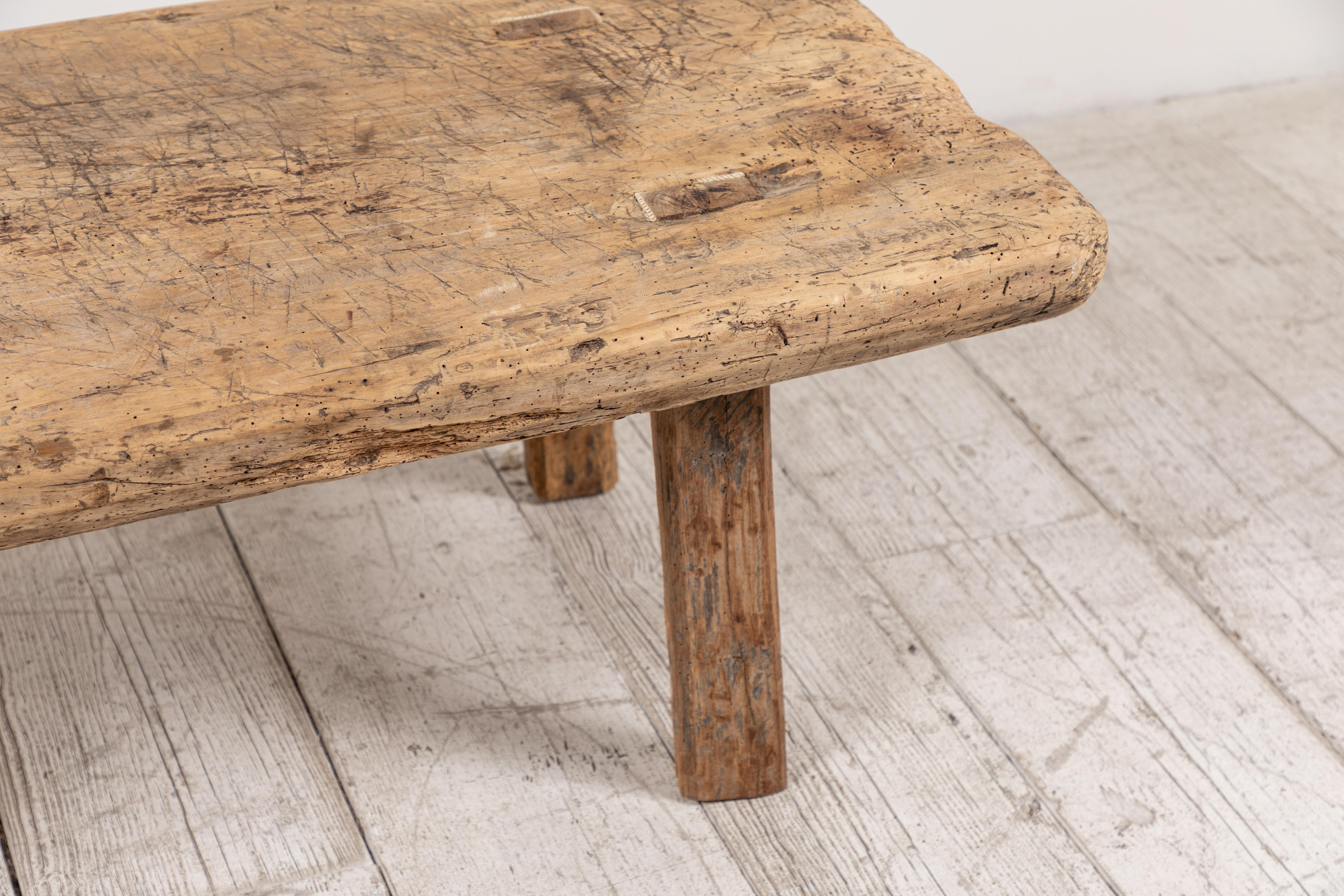 Primitive French Wooden Table 5