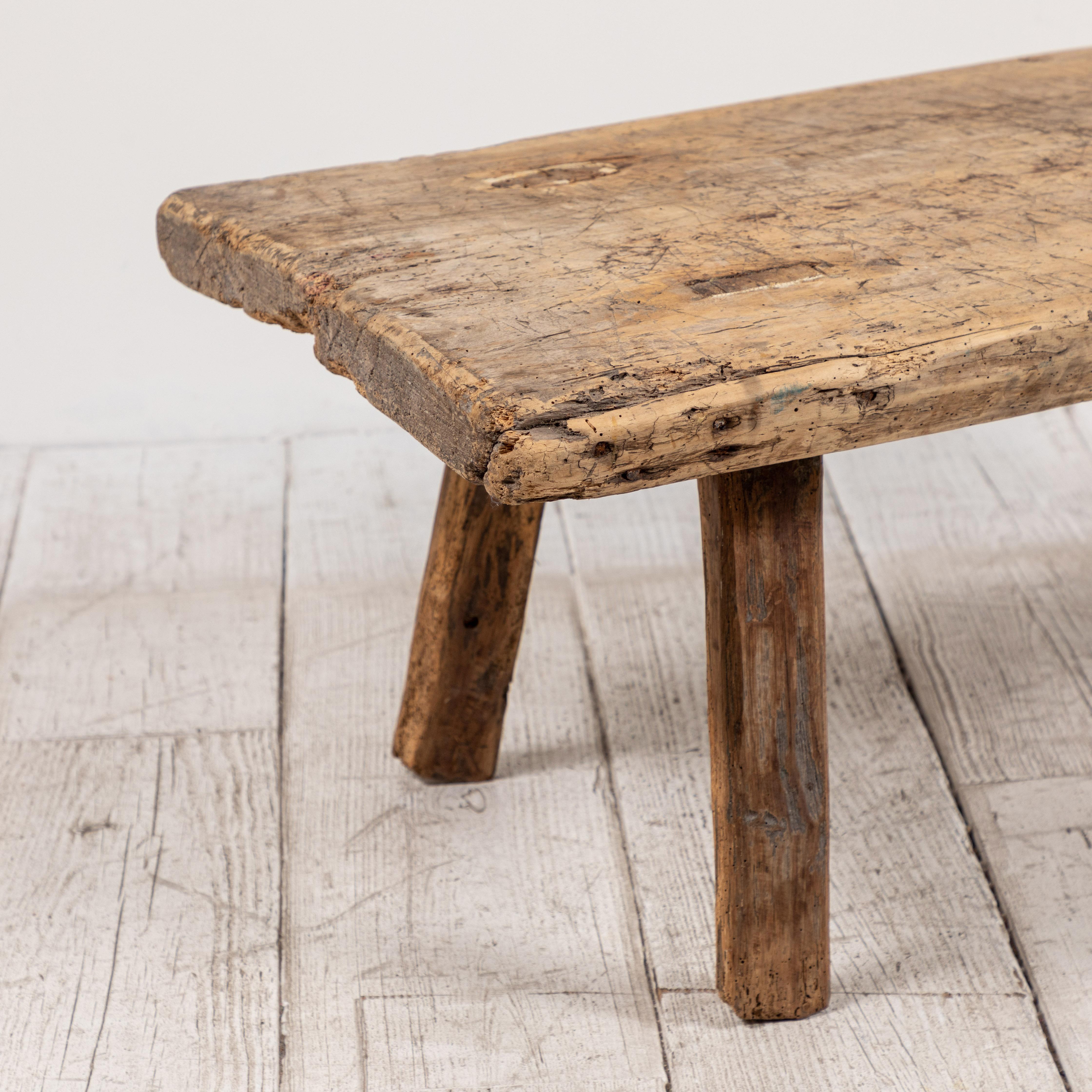Primitive French Wooden Table 6