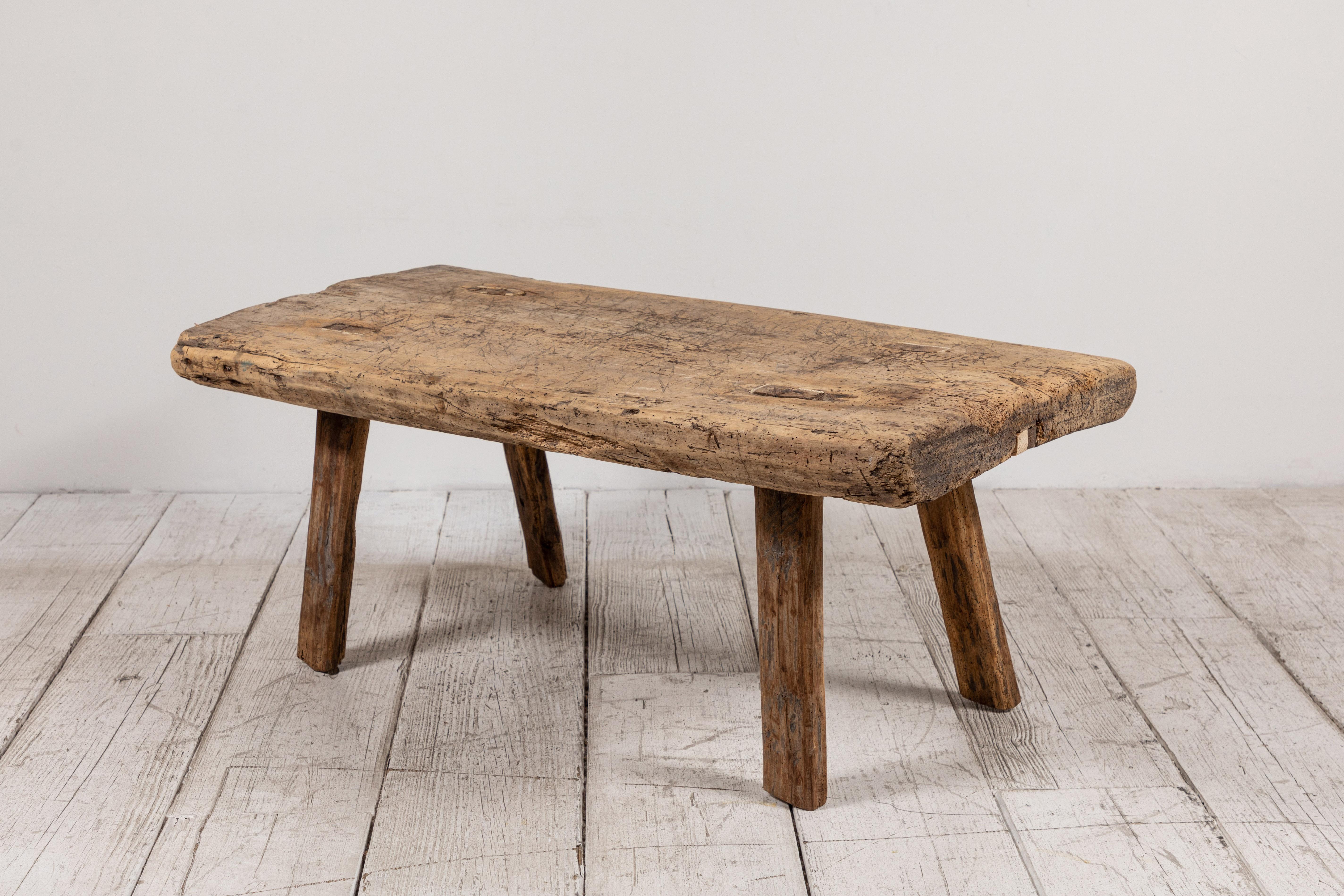 Primitive French Wooden Table 3