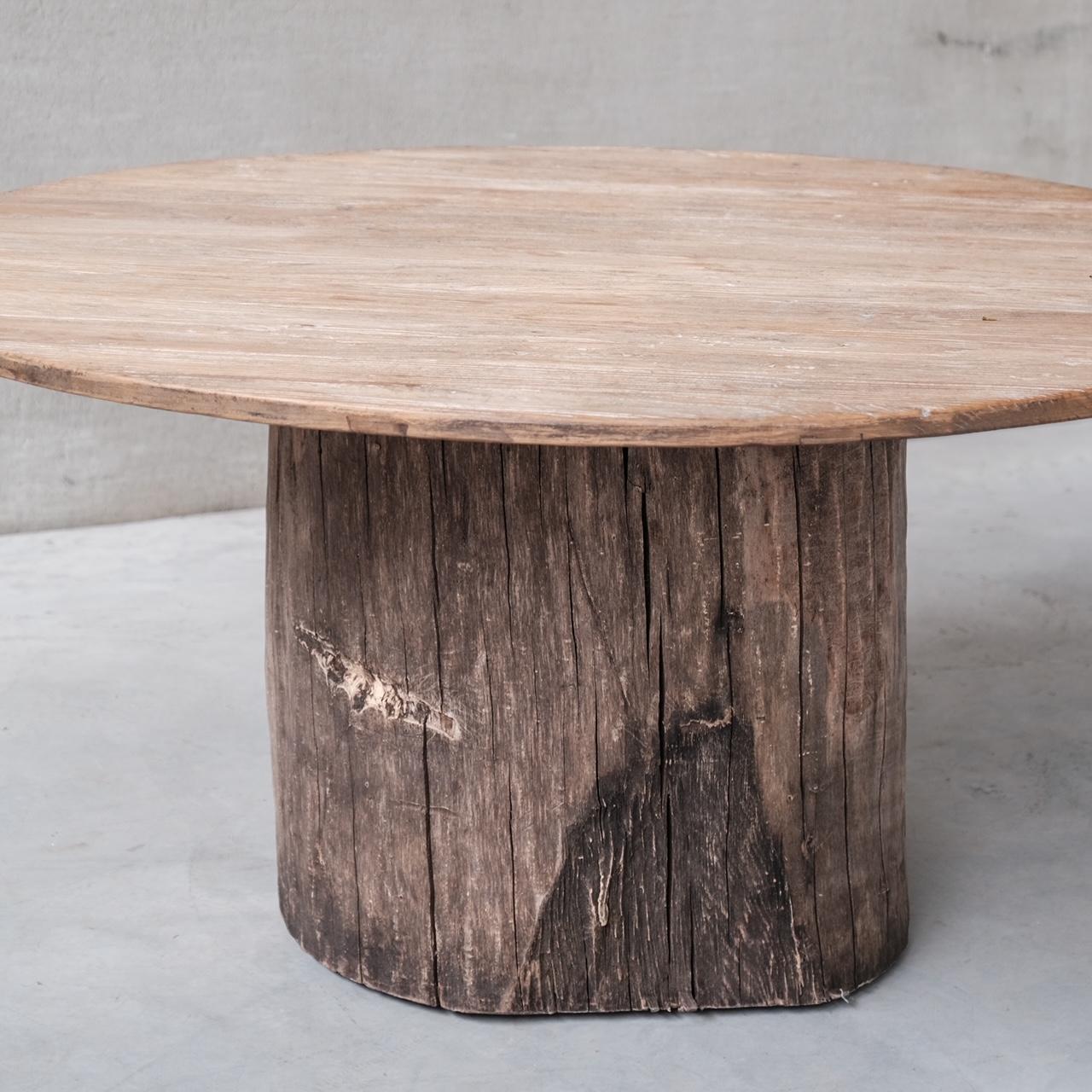 20th Century Primitive French Wooden Trunk Dining Table (6-8 Seater)