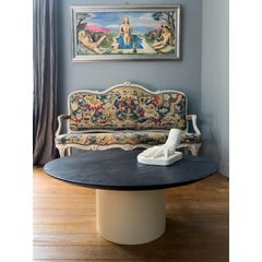Primitive Gipsy 80 Low Basse Wood Top Table by Laurence Du Tilly