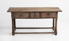 Primitive Hall Table, Spain, 18th Century