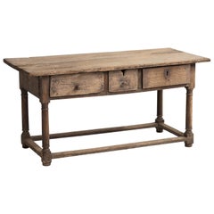 Primitive Hall Table, Spain, 18th Century