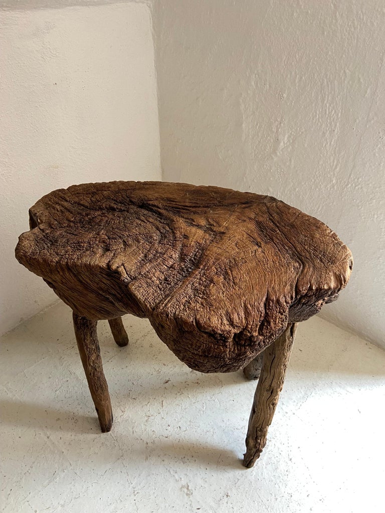 Primitive Hardwood Table from Mexico, circa Early to Mid 20th Century ...