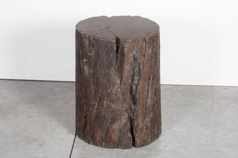 Primitive, Heavy Tree Stump Stools, Side Tables at 1stDibs stump