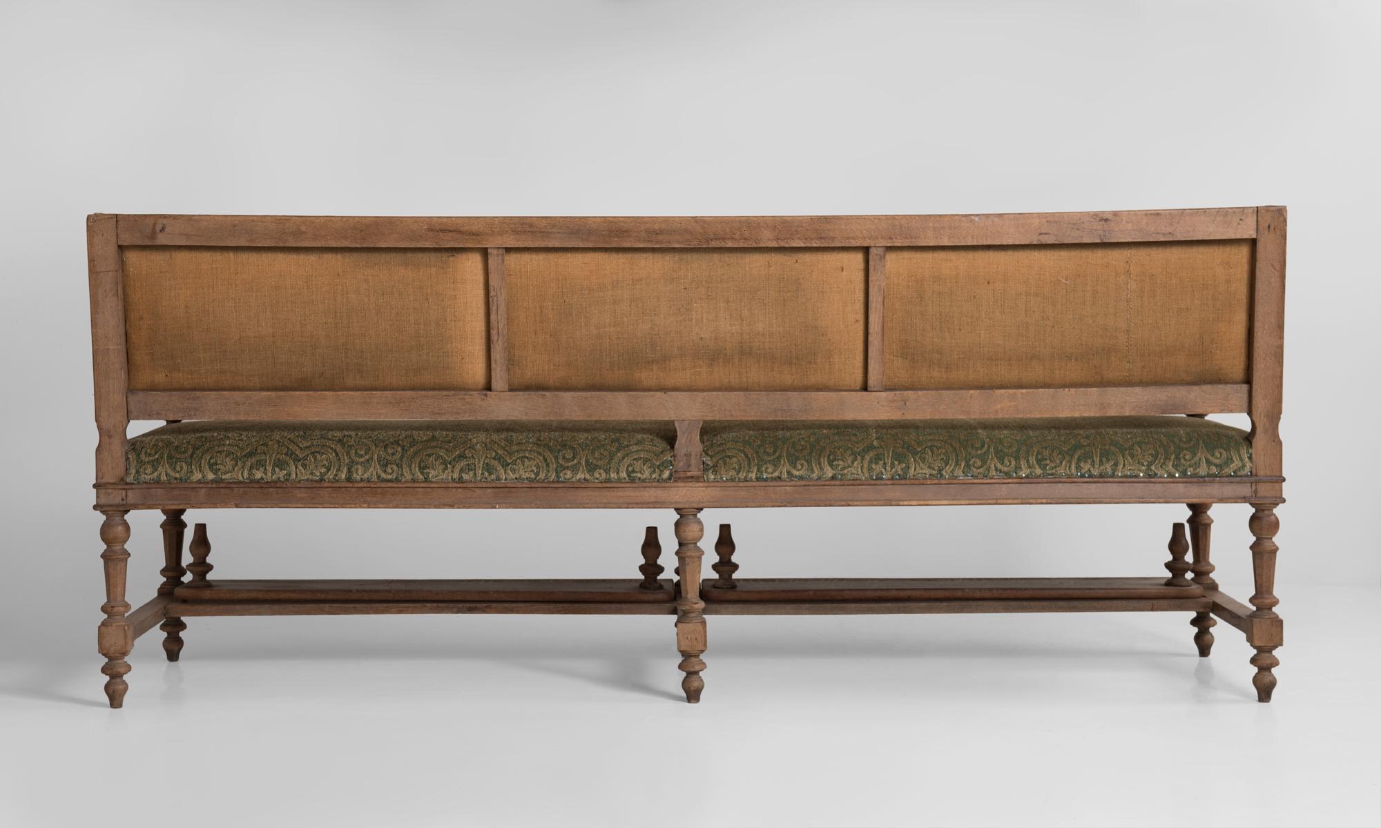 Early 20th Century Primitive Hotel Bench, France circa 1920