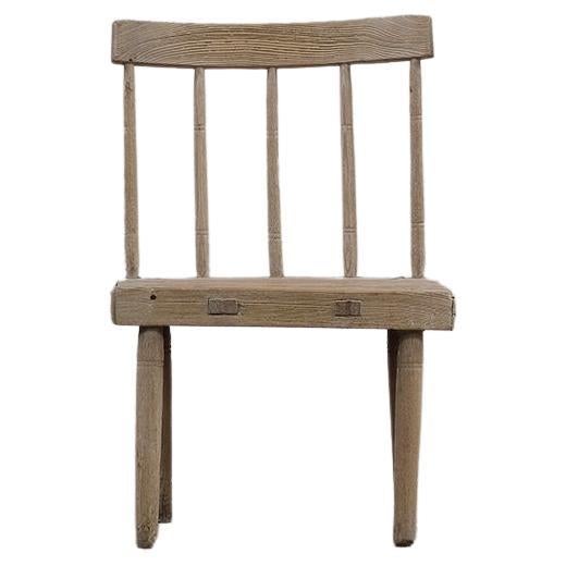 Primitive Irish Hedge Chair For Sale