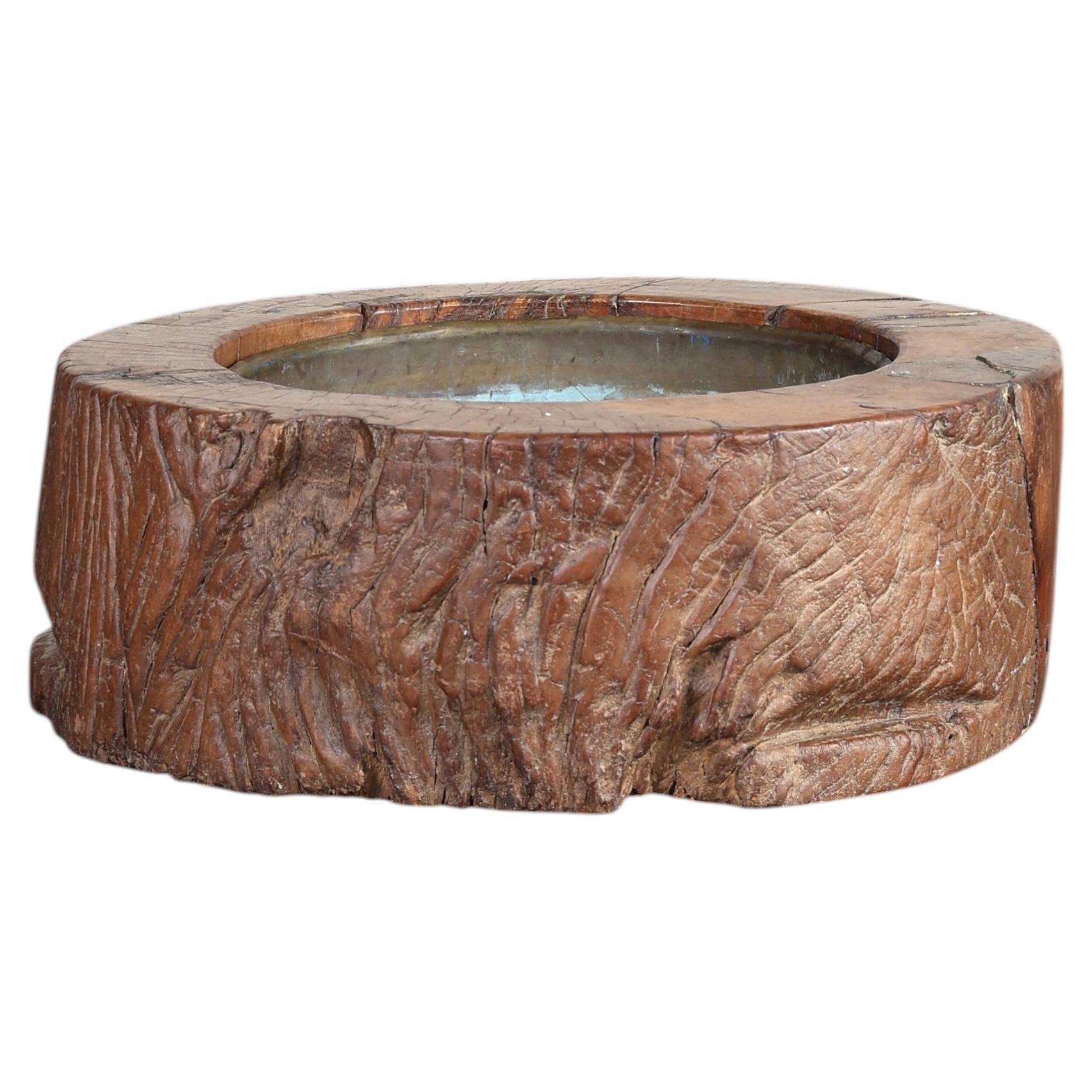 Primitive Japanese Dug Out Planter