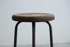 Primitive Japanese Wooden Stools, Wabi-Sabi
