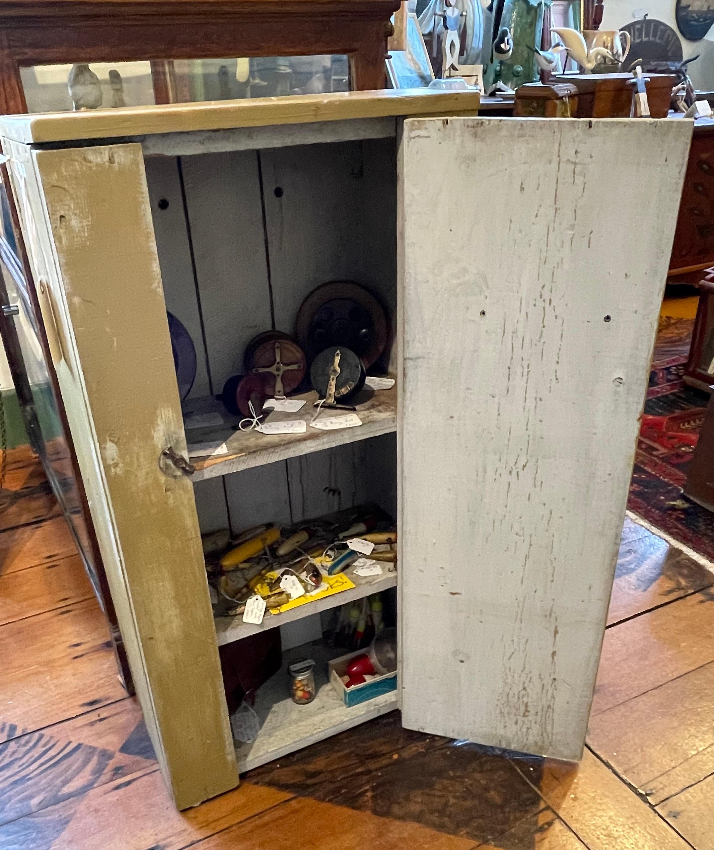 Primitive Jelly Jar Cupboard In Good Condition For Sale In Nantucket, MA