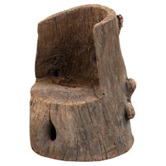Antique Primitive Kubb Chair From Sweden, Circa 1800