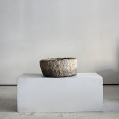 Primitive Large Ancient Carved Stone Portuguese Vessel