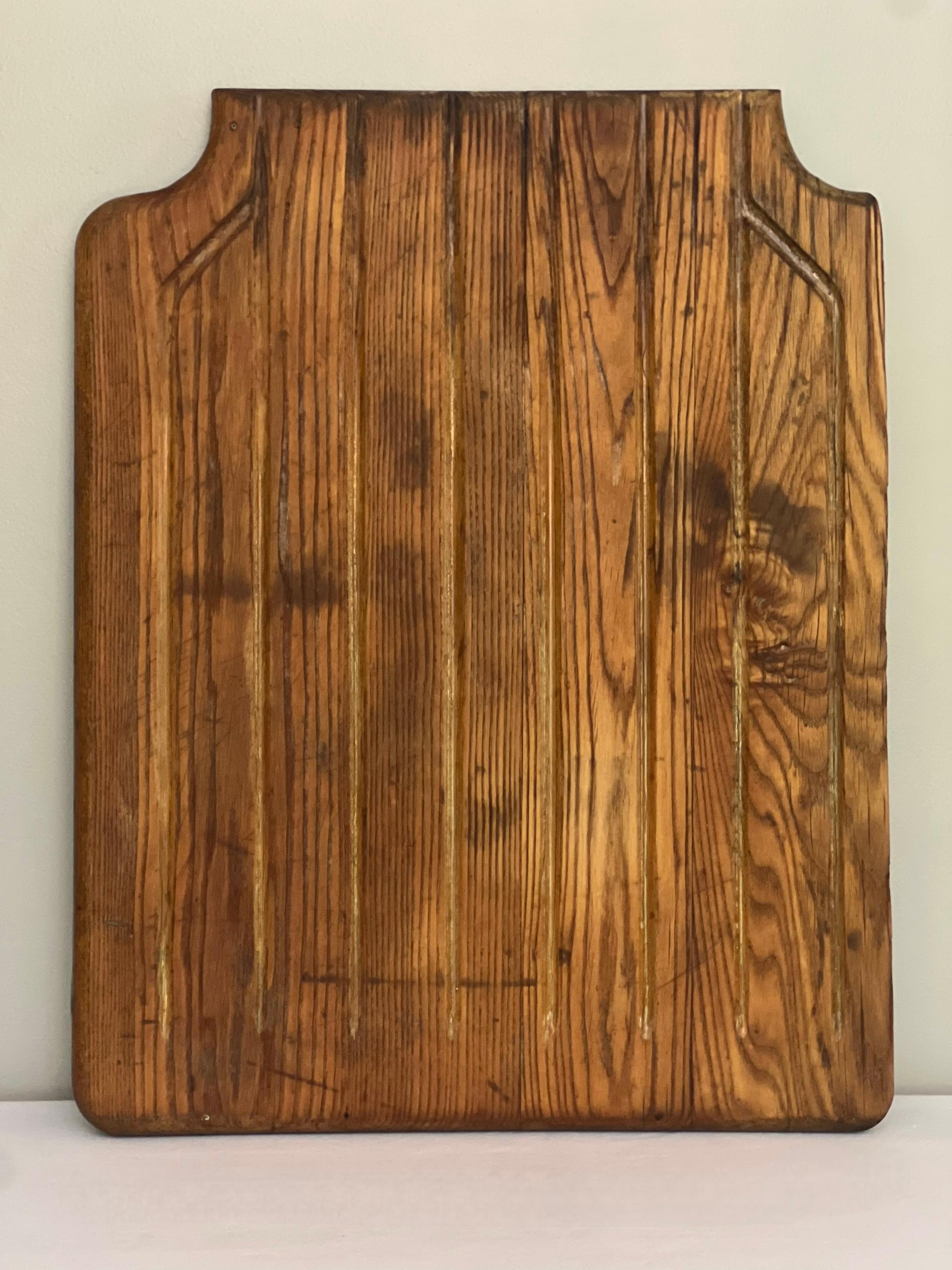 Großes handgefertigtes Primitive-Schubladenbrett aus massiver Eiche, spätes 19. Jahrhundert (Handgefertigt) im Angebot