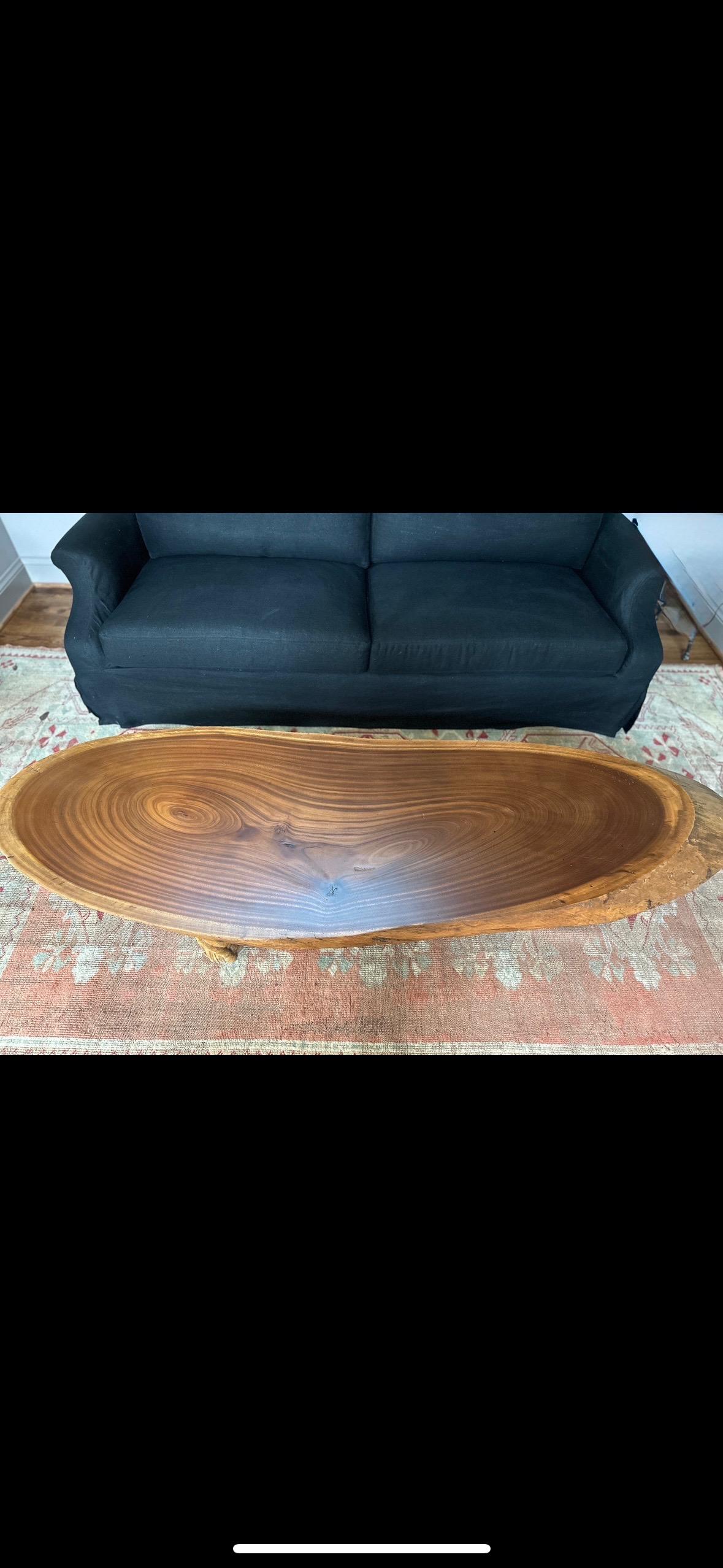 Table basse primitive en dalles à bords vifs en vente 7
