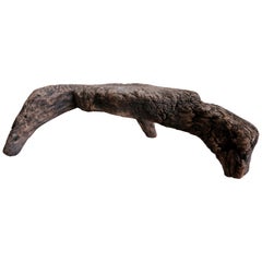 Primitive Low Platform Stool from Mexico