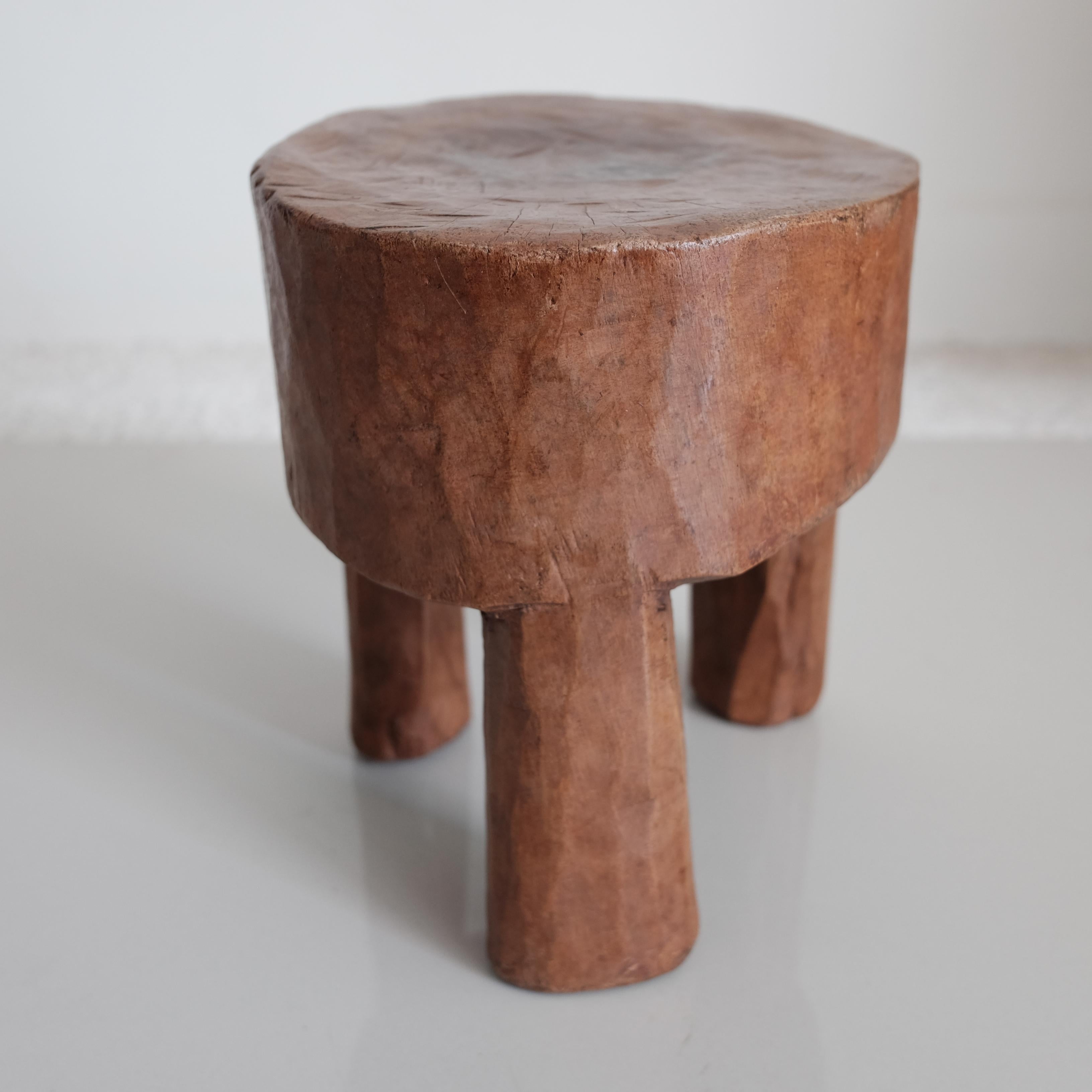 Ivorian Primitive Low Stool from the Senufo tribe of Ivory Coast