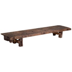 Primitive Low Table with Hidden Storage, France, circa 1880