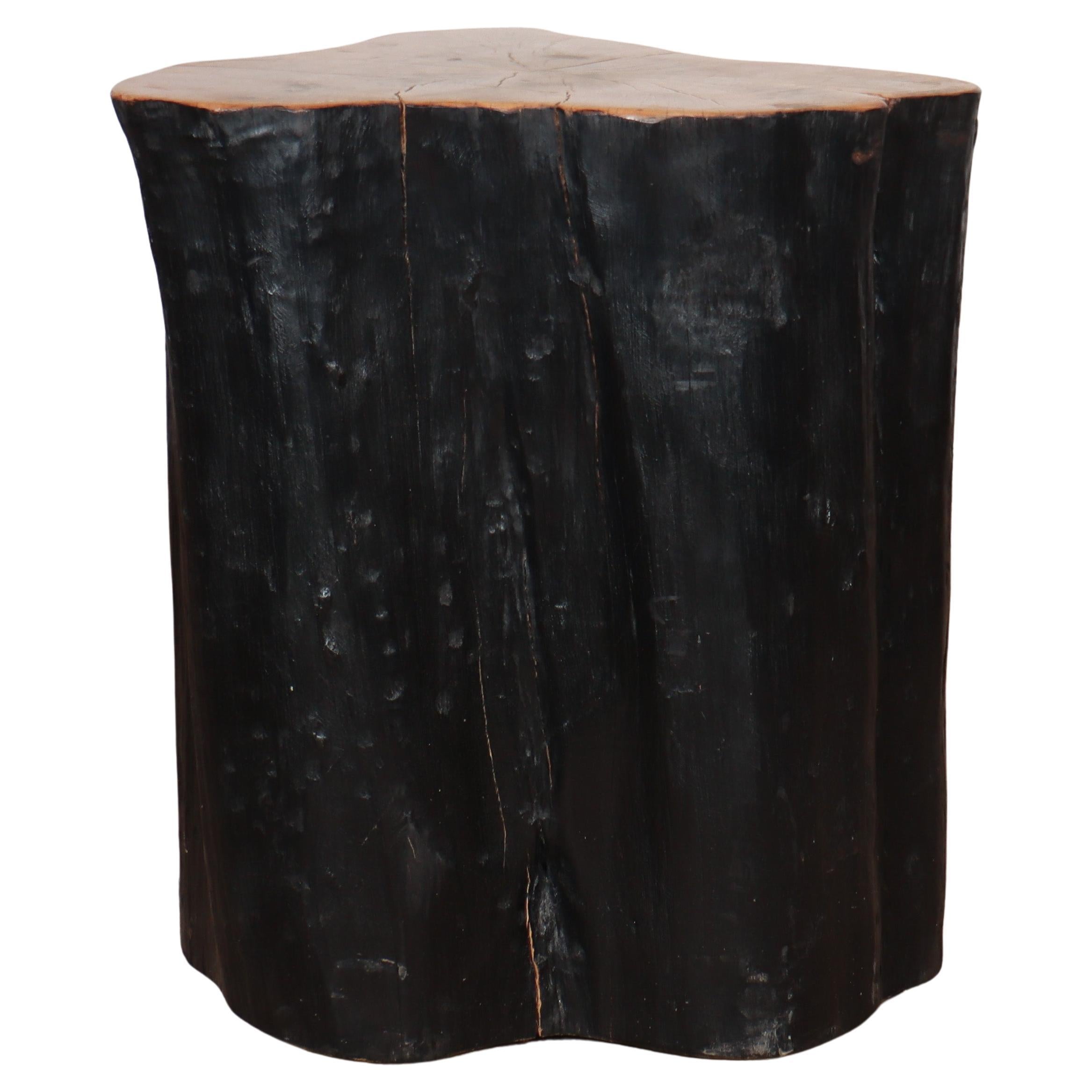 Primitive Lychee Side Table For Sale