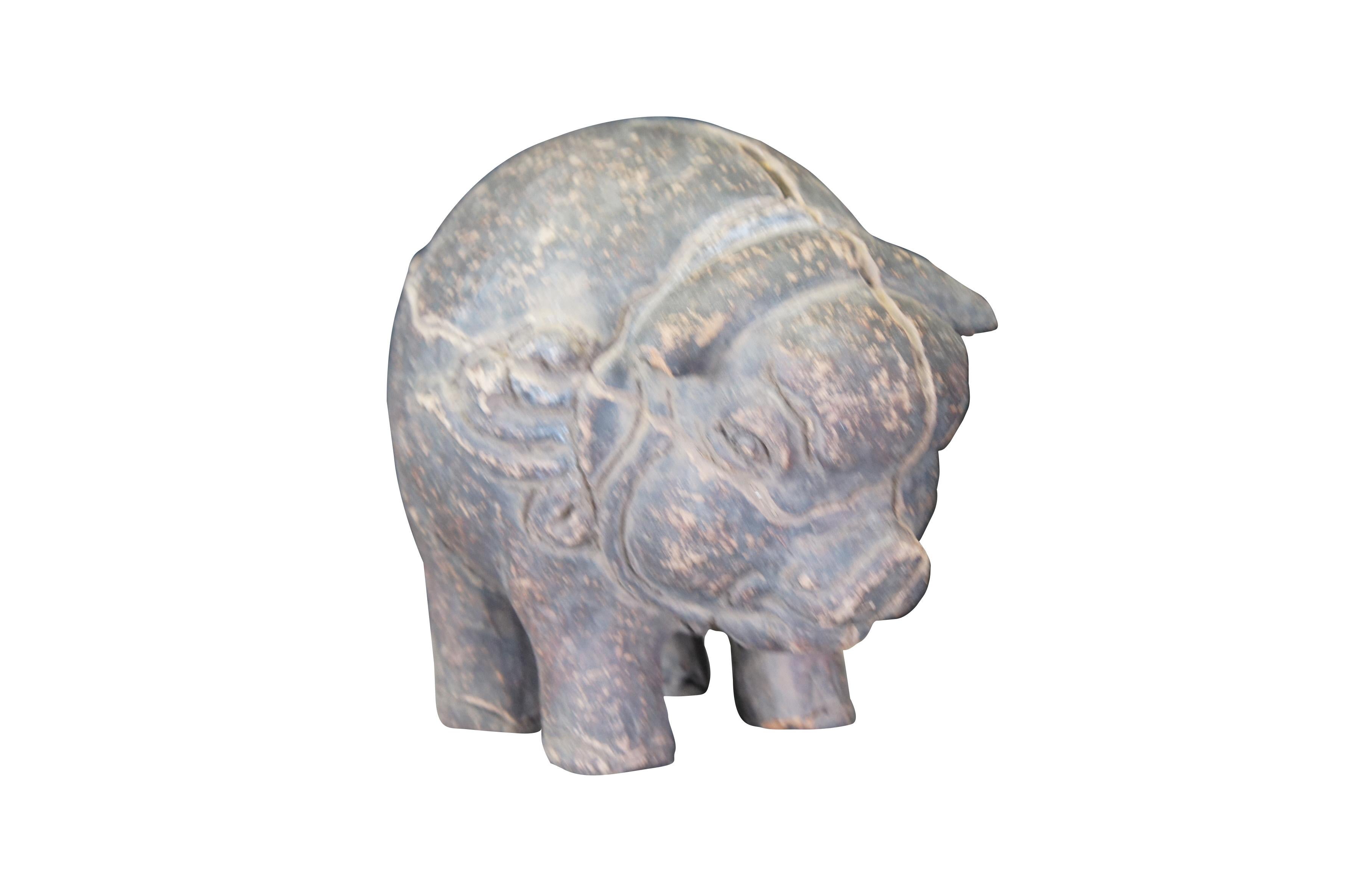 By the 15th century, terracotta piggy banks were made in all shapes and sizes. They were extremely common across all classes. Large numbers of them, most of them broken, have been excavated around the Majapahit capital of Wilwatikta (modern