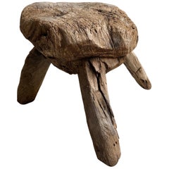 Wood Stool from Mexico