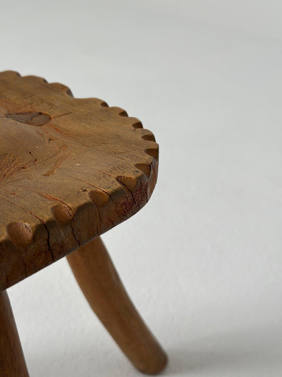 Tabouret de traite rustique 1930 Bon état - En vente à Čelinac, BA