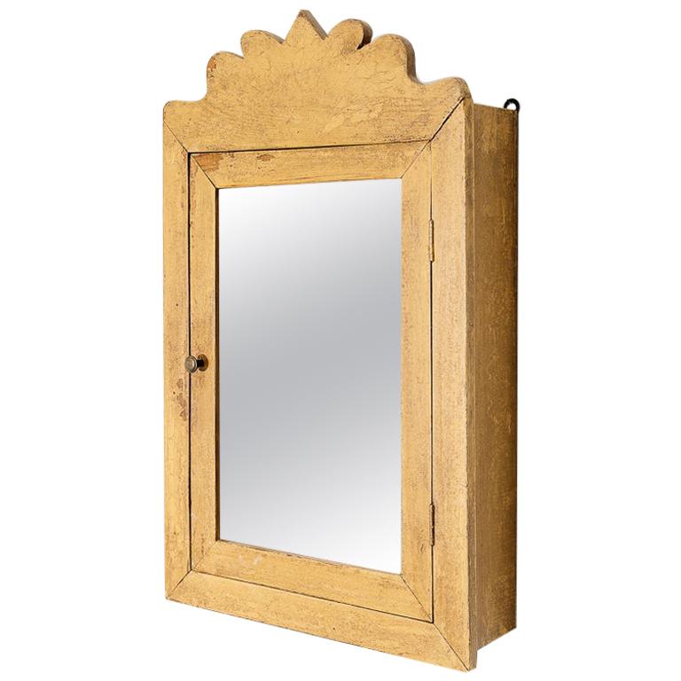 Primitive Mirrored Cabinet