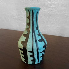 Tribal Style Modern Art Pottery Vase by Livia Gorka