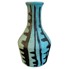 Tribal Style Modern Art Pottery Vase by Livia Gorka