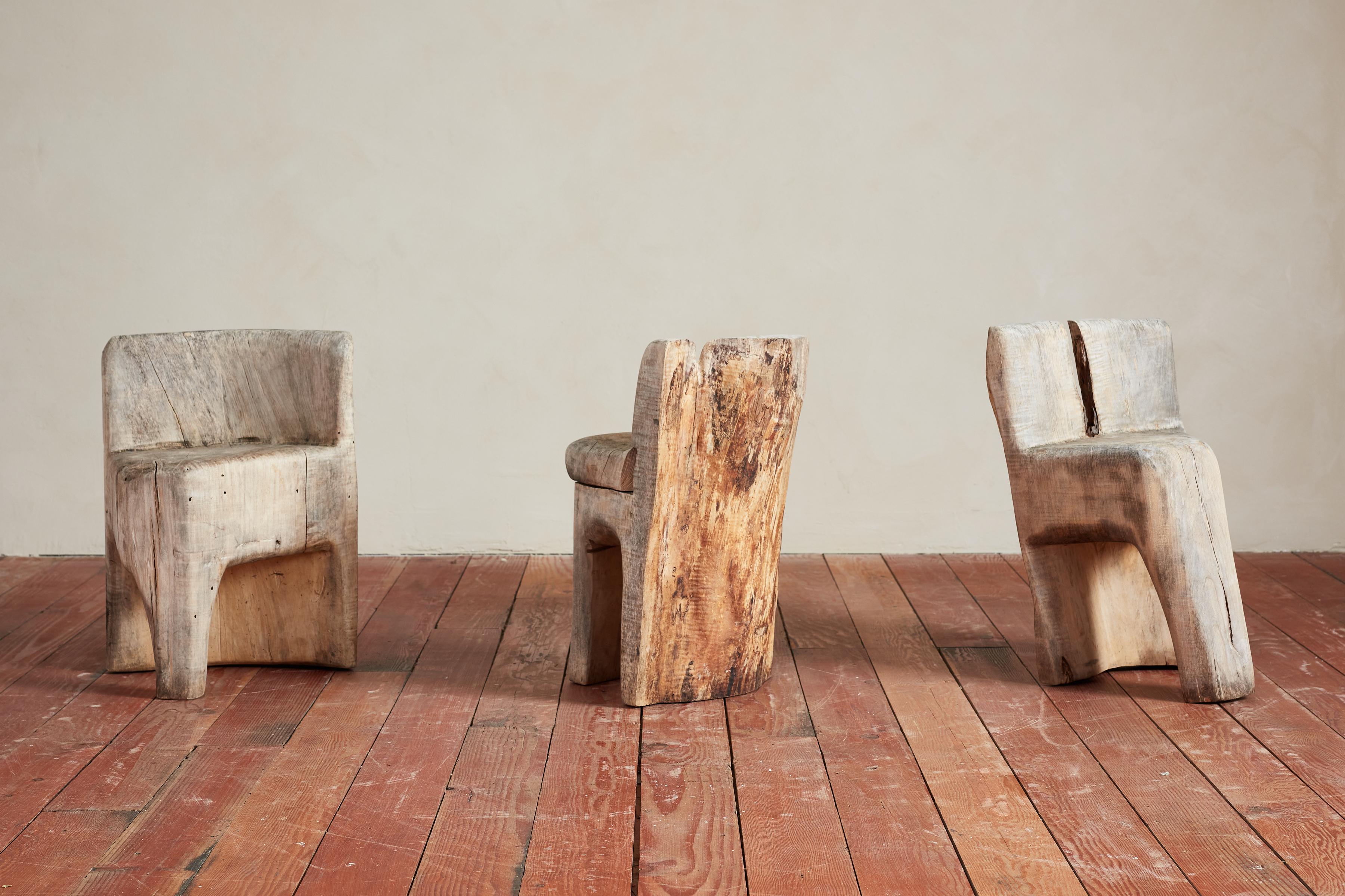 Unique Monoxyle stools that are hand carved from a single tree

Wonderful patina to each individual stool - each with a unique shape 

Priced individually 

16