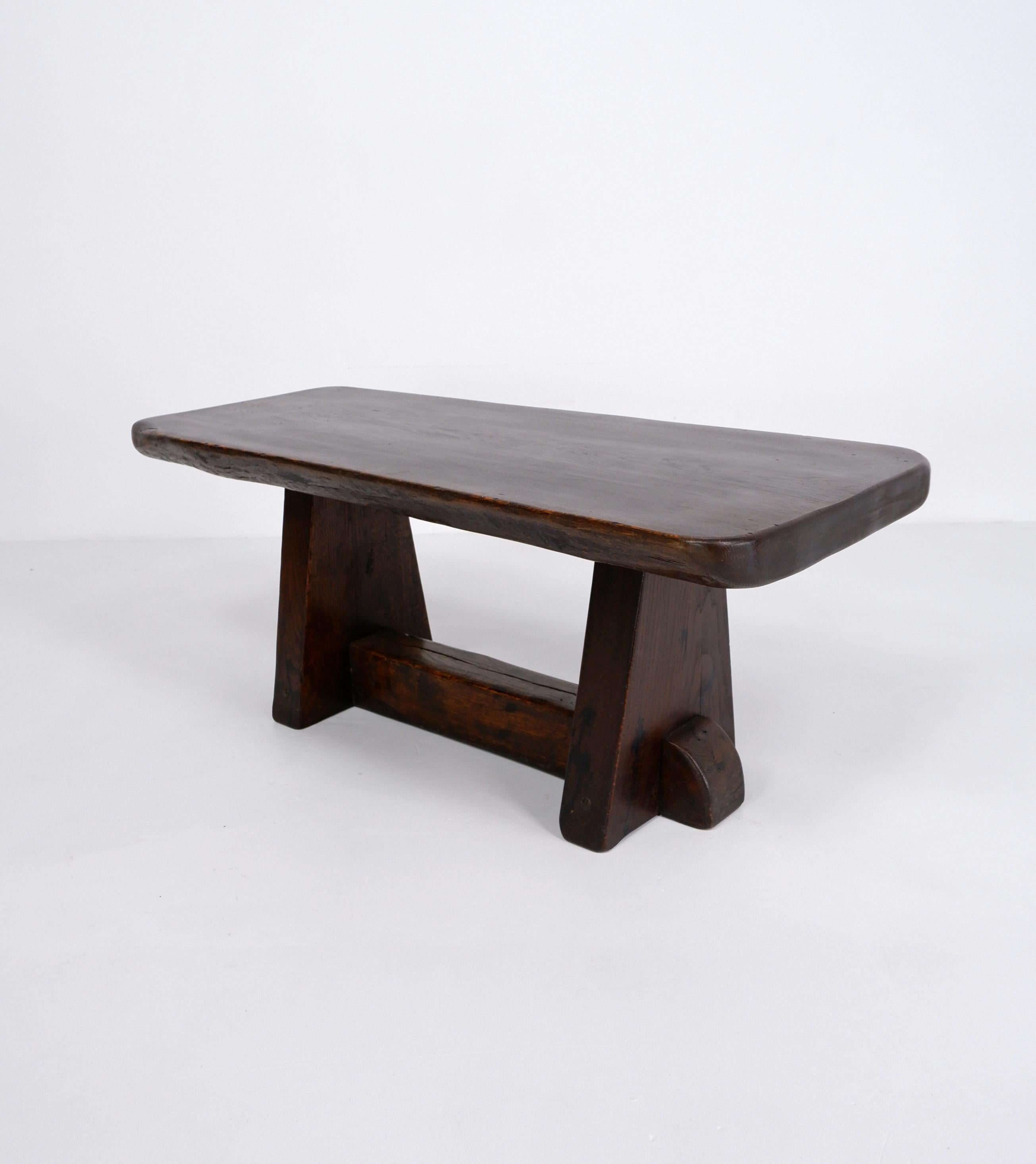 Wood Primitive Oak Coffee Table