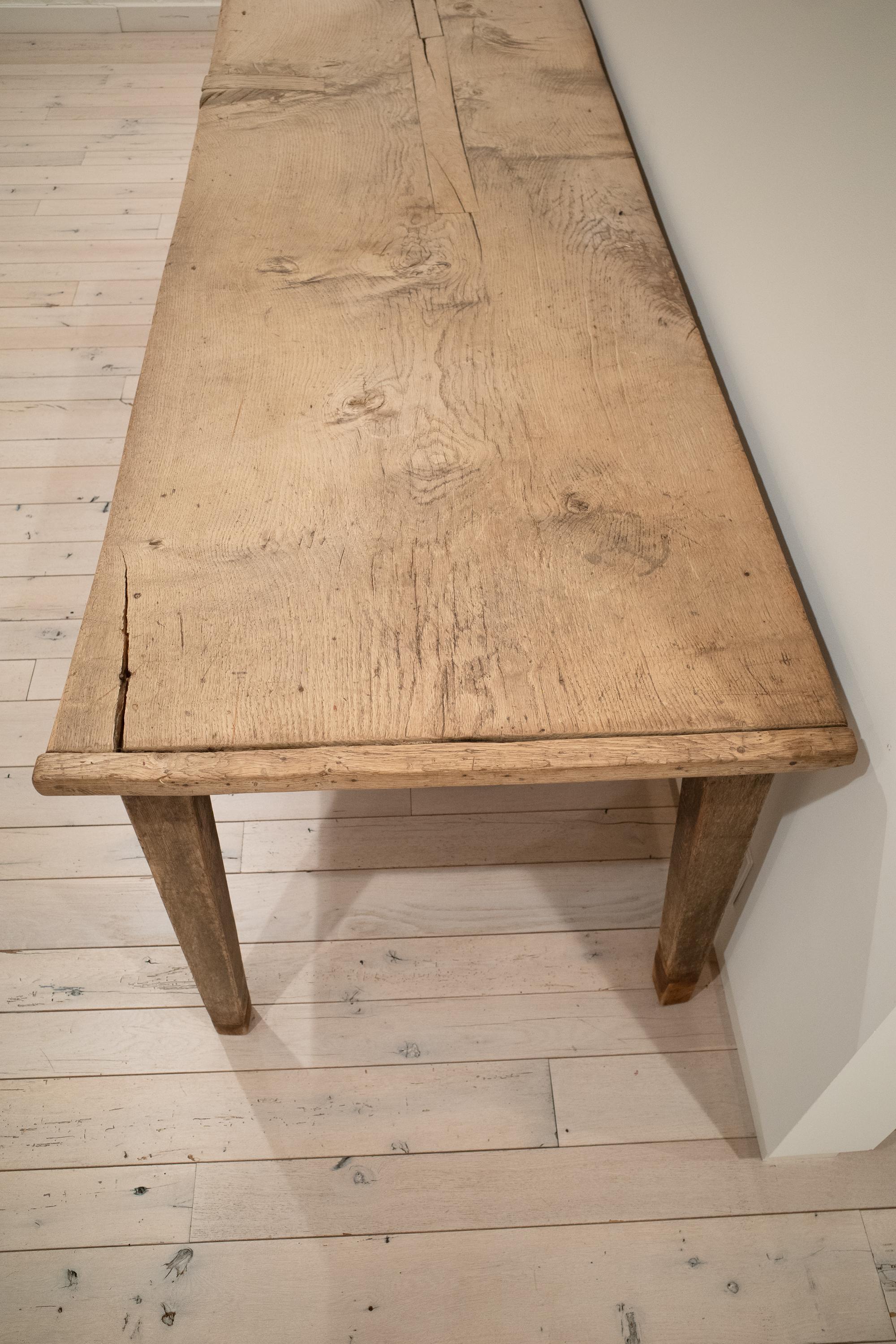 Legno massiccio Console primitiva a un cassetto in vendita