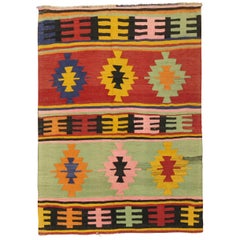 Zabihi Collection Primitive 20th Century Turkish Kilim