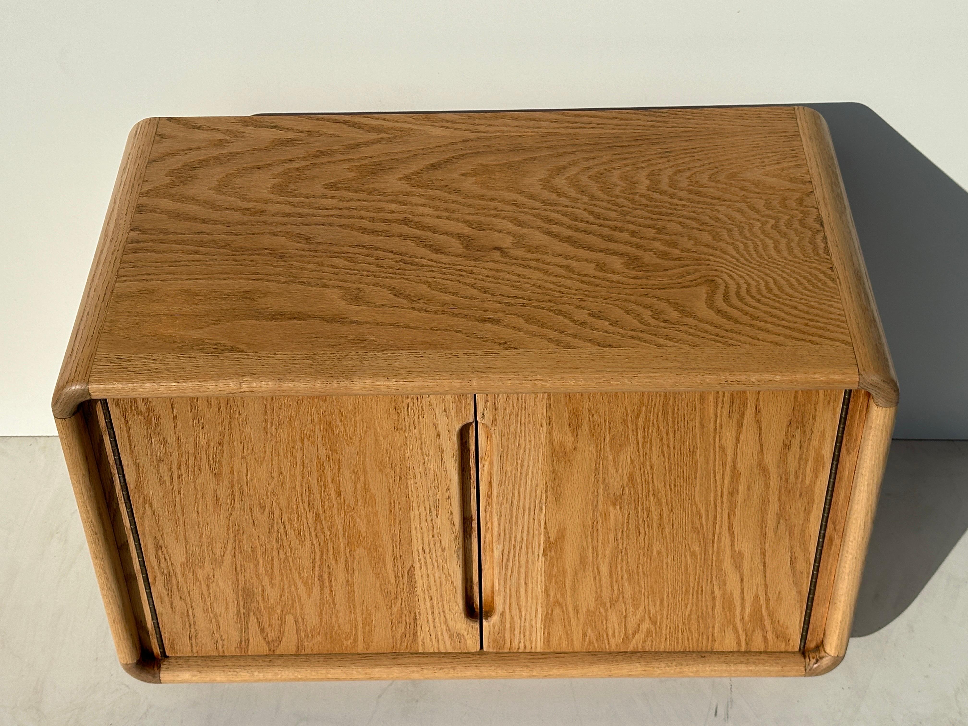 Organic Modern Primitive Organic Oak Cabinet Nightstand  For Sale