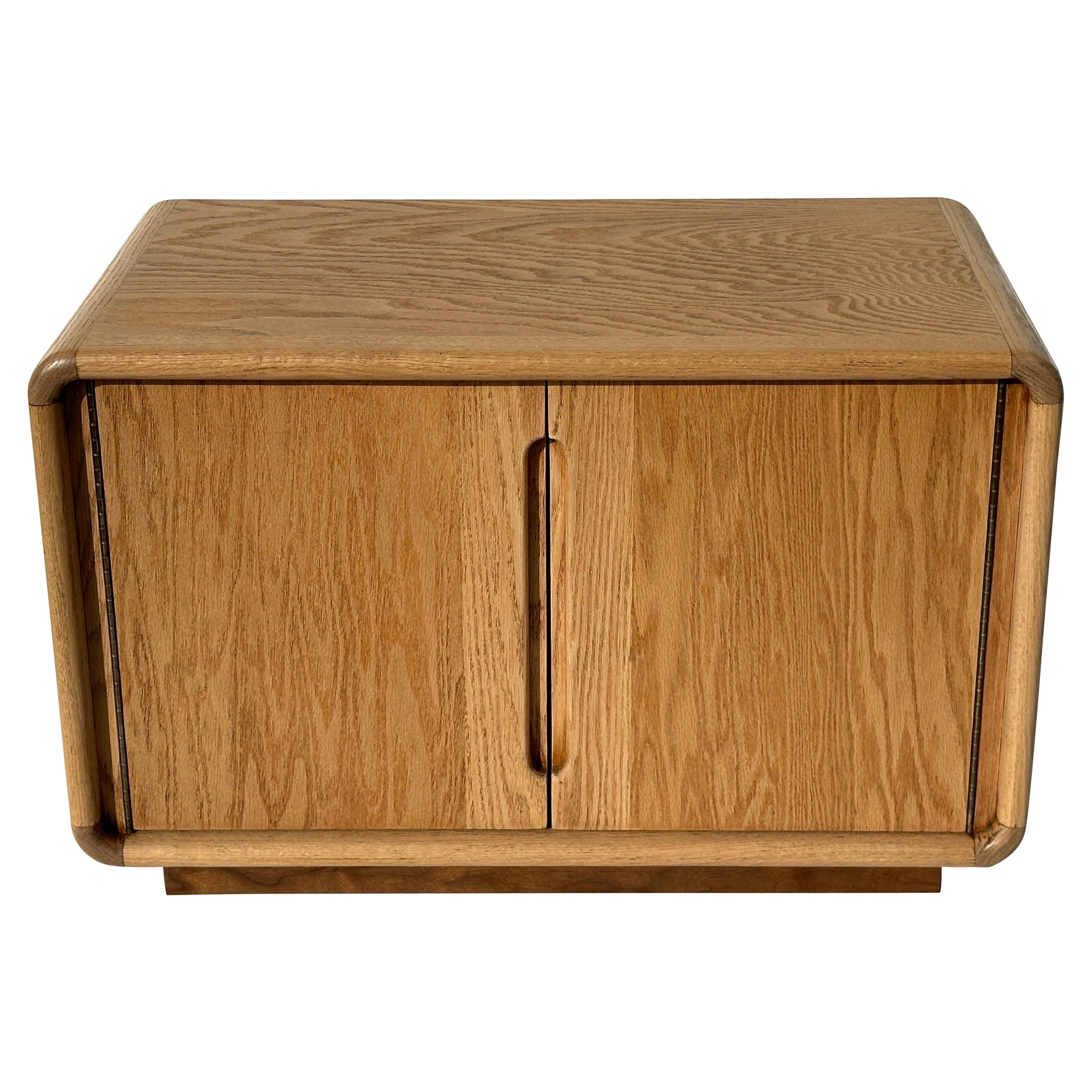Primitive Organic Oak Cabinet Nightstand