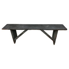 Antique Primitive Painted Bench