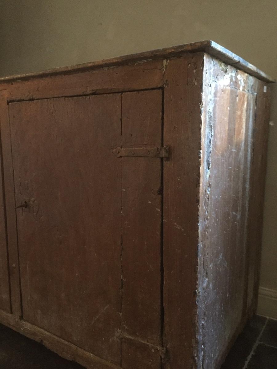 French Painted Cupboard, 19th Century For Sale