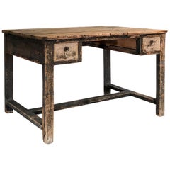 Antique Primitive Painted Desk