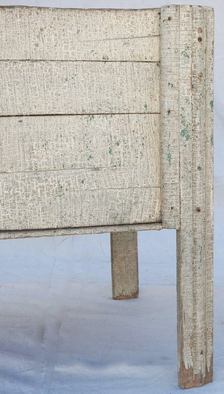 Primitive Painted Wood Firewood Box For Sale at 1stDibs firewood