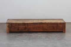 Primitive Pine Coffee Table From France, Circa 1850