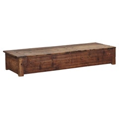 Primitive Pine Coffee Table From France, Circa 1850