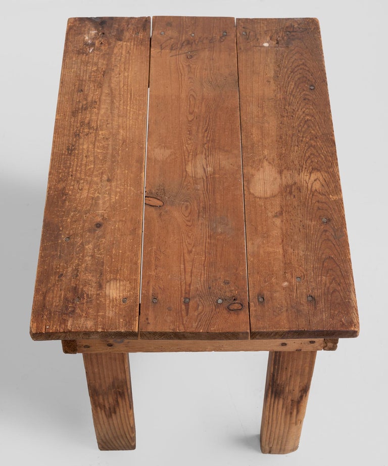 Primitive Pine Side Table, America, circa 1900 at 1stDibs
