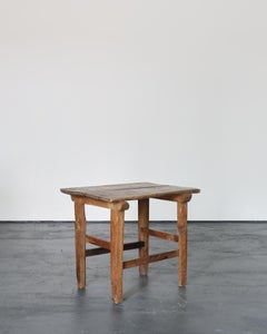 Primitive Portuguese 19Th C. Side/Lamp Table