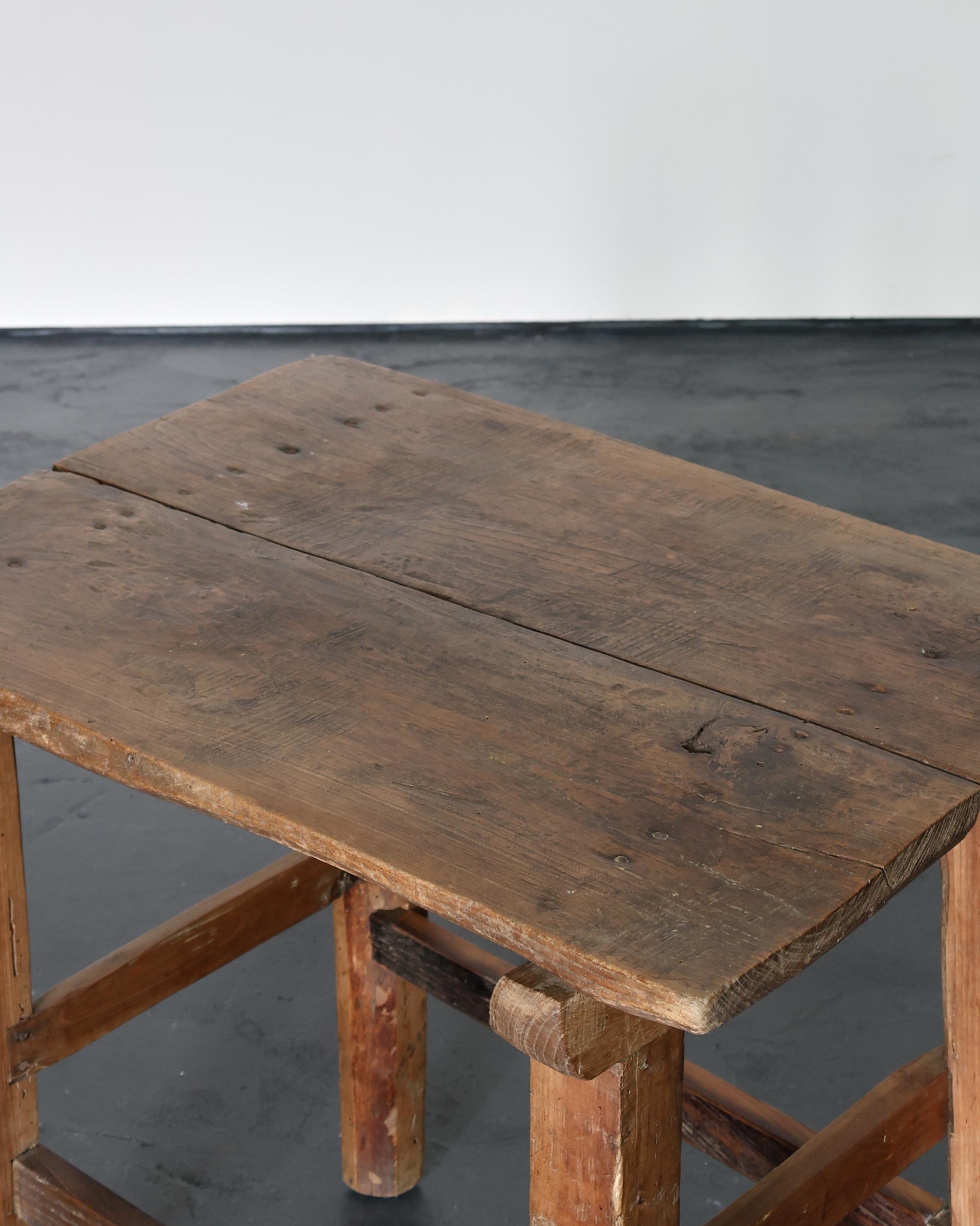 Primitive Portuguese 19Th C. Side/Lamp Table For Sale 1