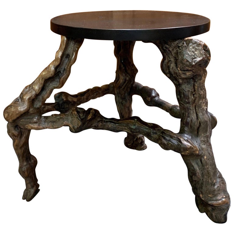 Primitive Root Side Table at 1stDibs primitive root table, root wood