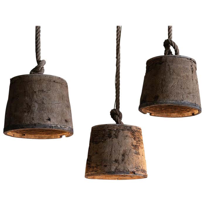 Primitive Rope Pendants at 1stDibs
