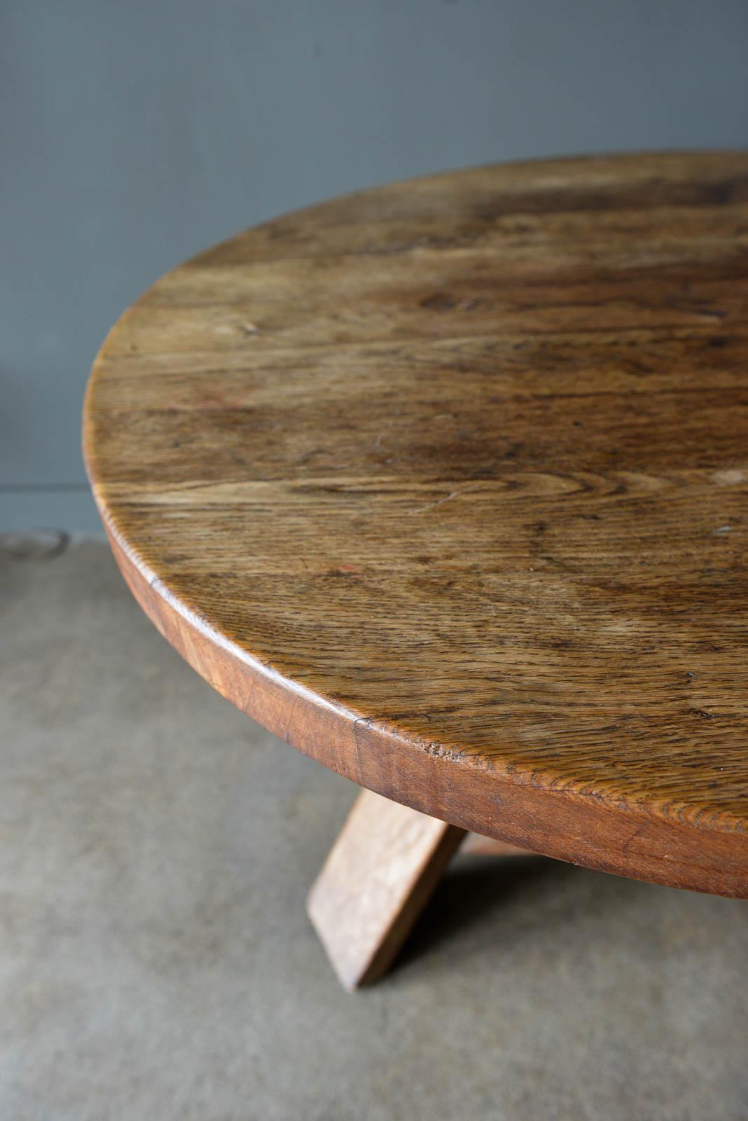 American Primitive Round Dining or Center Table