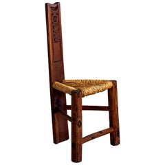 Primitive Rushed Chair