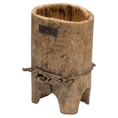 Panier rustique primitif, France, 19ème siècle